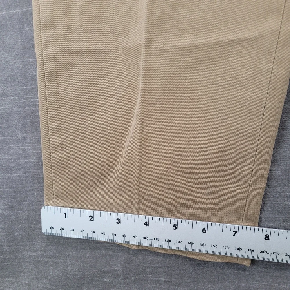 Banana Republic Aiden Chino Pants Mens Actual Sz 32x32 Khaki Tan Slim Fit Cotton
